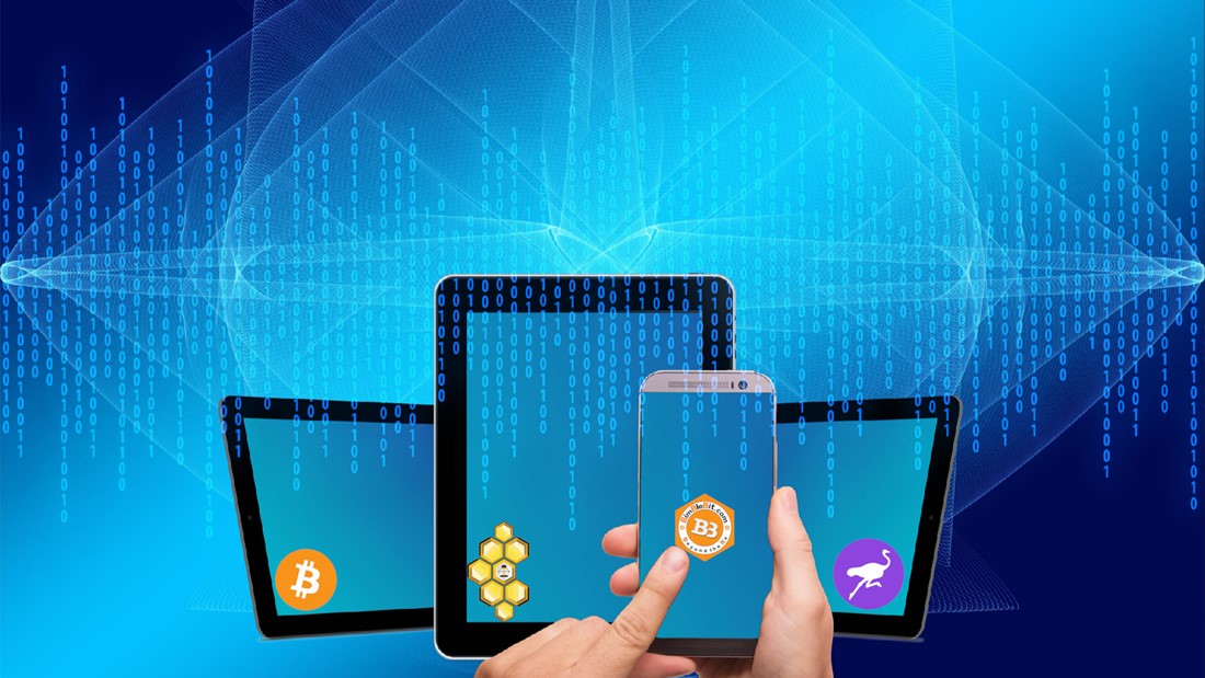 Different Digital Devices showcasing the BimBleBit Digital Media Logo.